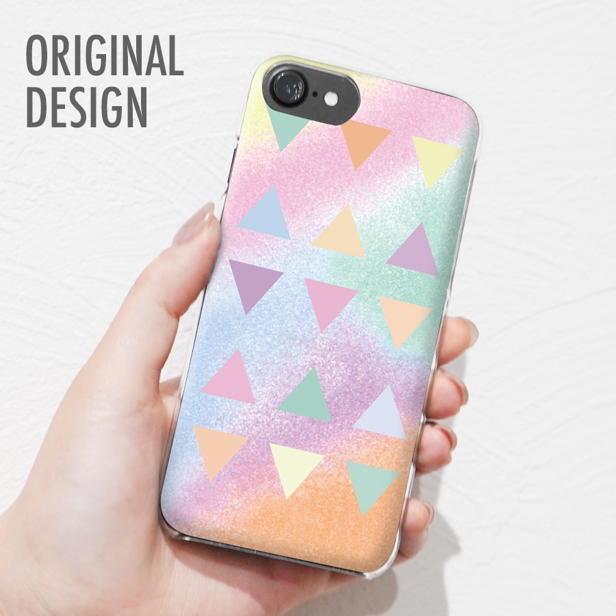 メール便 送料無料 多機種対応 Iphone Xperia Aquos Arrows アイフォン エクスペリア アクオス アローズ スマホケース 三角形 トライアングル パステルカラー グラデーション カラフル Nextore Jre Pointが 貯まる 使える Jre Mall