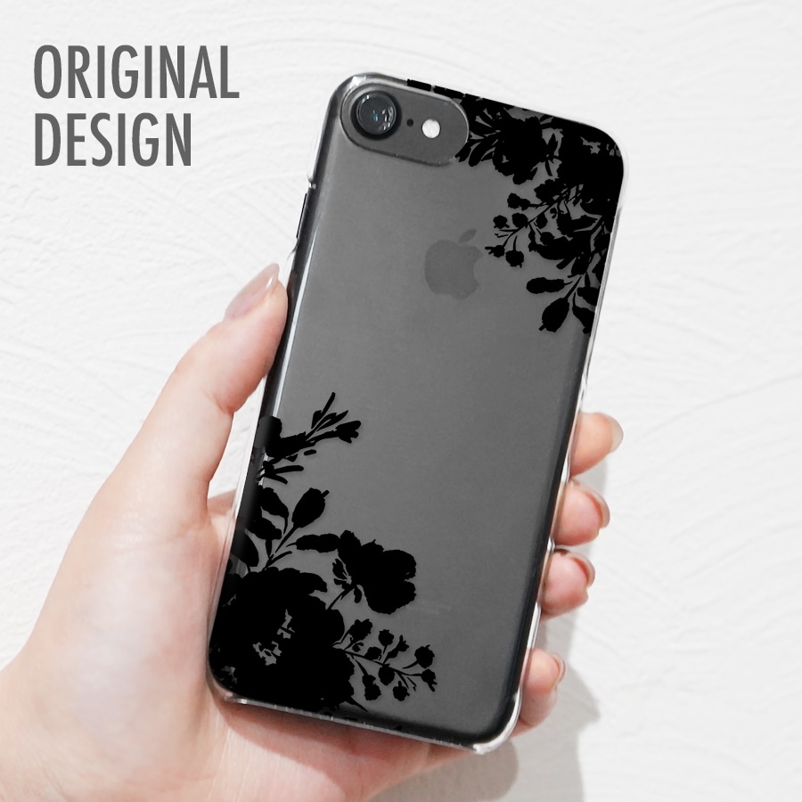 メール便 送料無料 多機種対応 Iphone Xperia Aquos Arrows アイフォン エクスペリア アクオス アローズ スマホケース スマホケース 花柄デザイン 黒 Nextore Jre Pointが 貯まる 使える Jre Mall