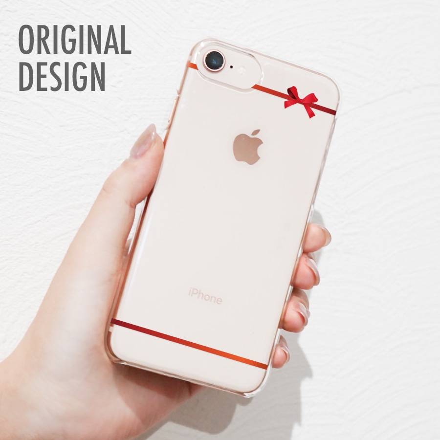 【 メール便 送料無料 】 多機種対応 iPhone Xperia AQUOS Arrows アイフォン エクスペリア アクオス アローズ スマホケース スマホケース リボンデザイン 赤